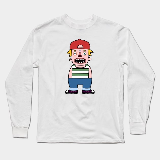 Cool Guy Long Sleeve T-Shirt by mrmomoart